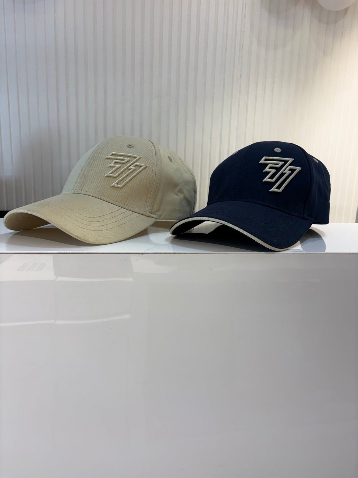 77 Stud Cap - navy blue - side logo cotton cap - 77sports in