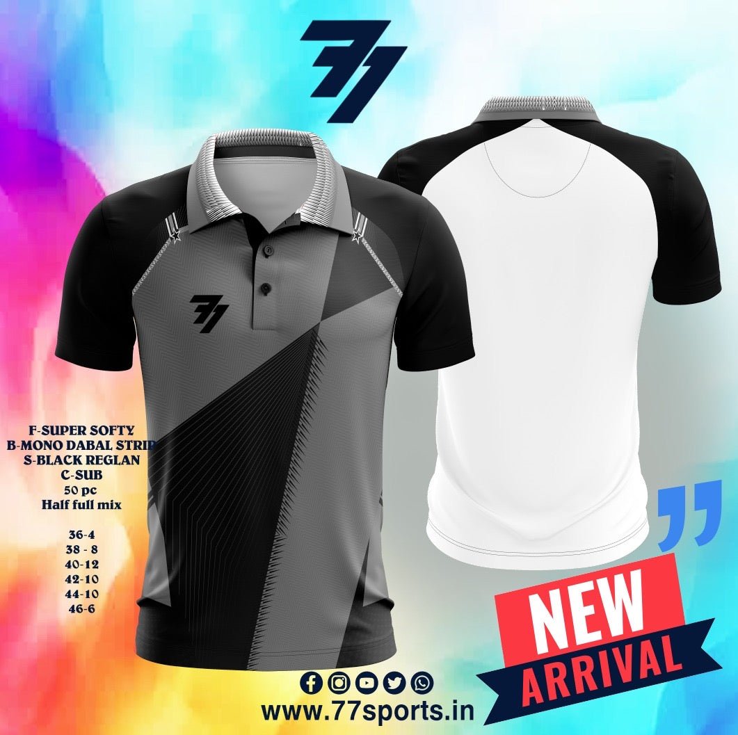 New 2025 Launch - FRONT SUBLIMATION TSHIRTS PREMIUM FABRIC - 77sports in