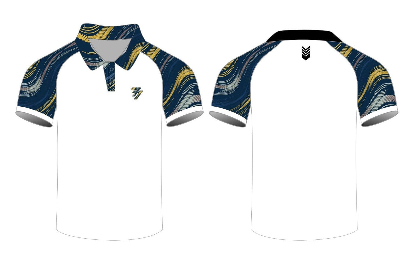 Sports Jersey - White Colorblocked - 77sports in