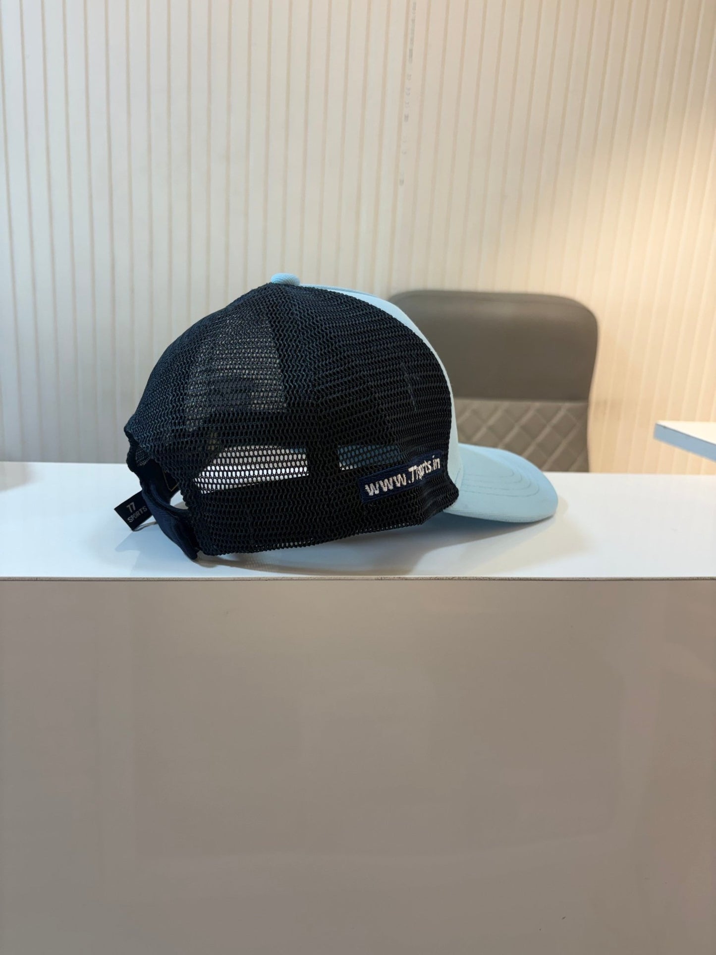 TOP CAP - INDIA 1 FULL NAVY PREMIUM NETTED CAP - 77sports in