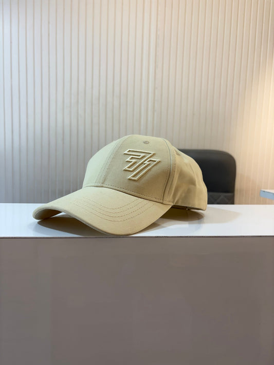 77 side ebrace pure cotton cap - BEIGE - 77sports in