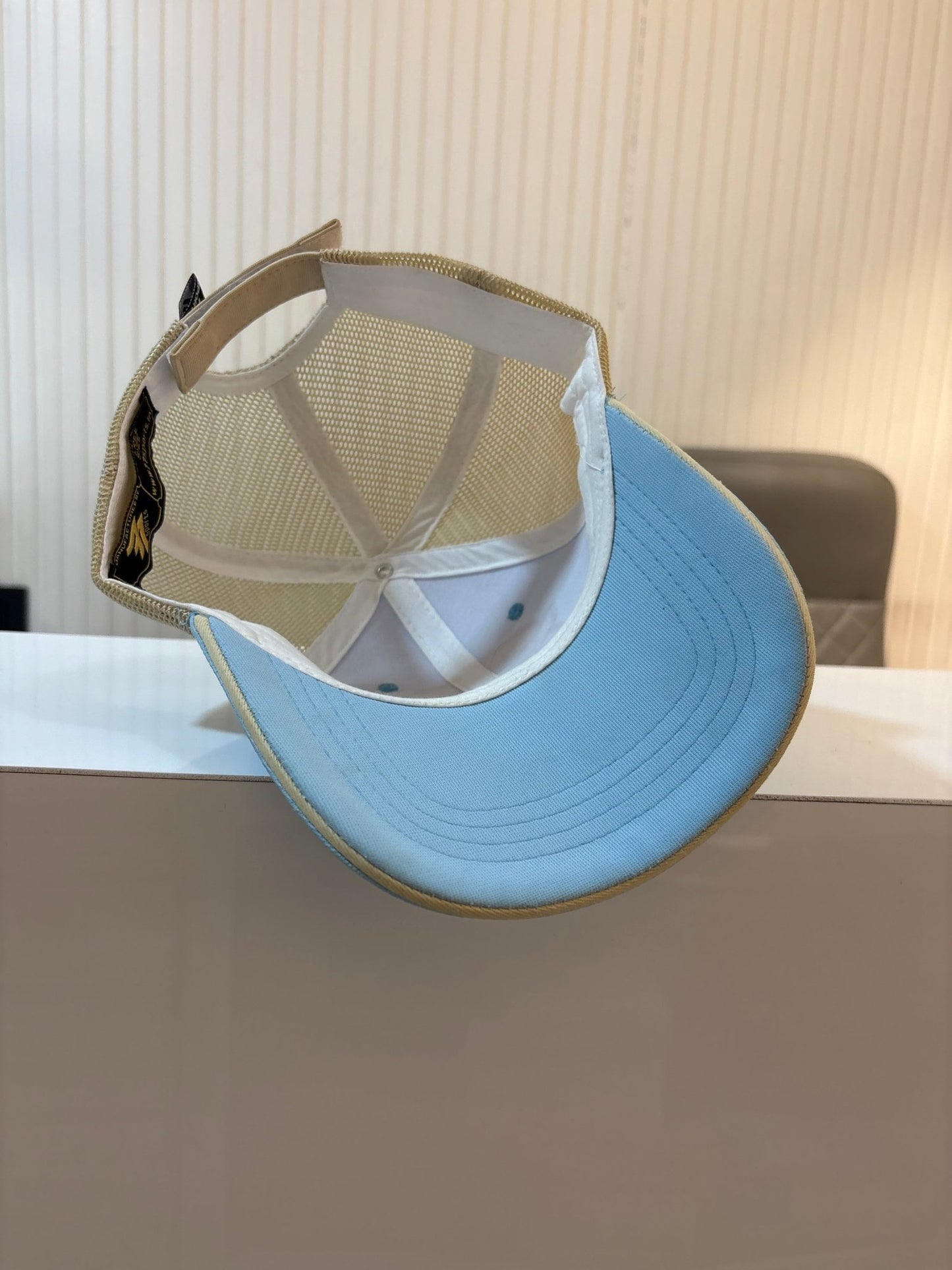 77 SUPERSTAR CAP - SKY N BEIGE NETTED - 77sports in