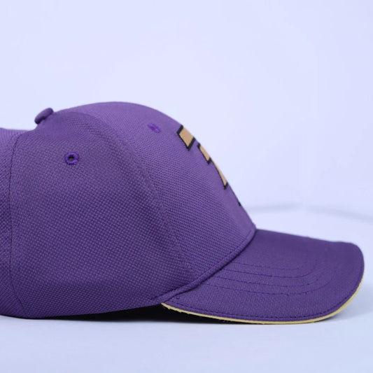 Purple Cap IPL Style With Gold Embossing