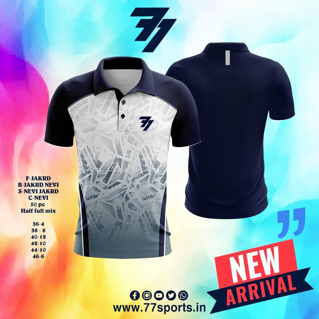New 2025 Launch - FRONT SUBLIMATION TSHIRTS PREMIUM FABRIC - 77sports in