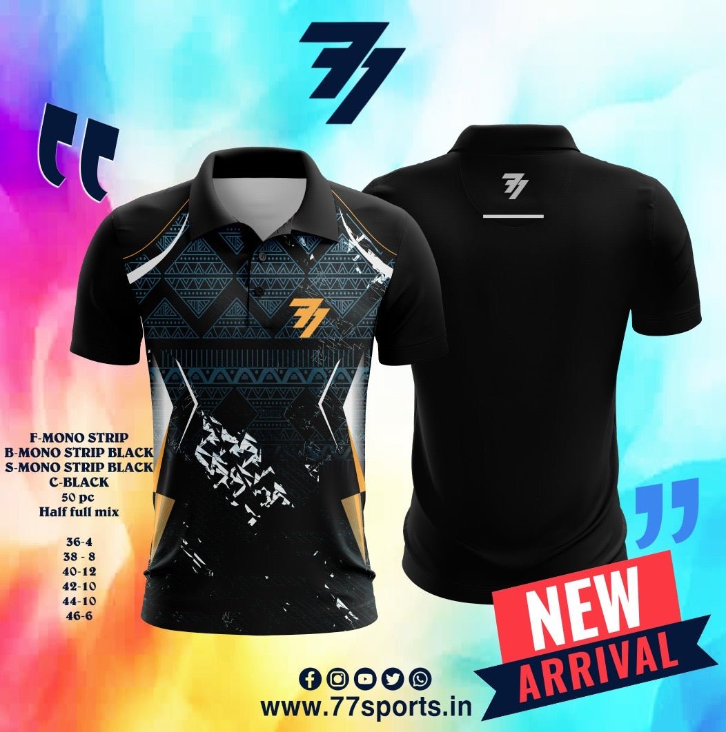 New 2025 Launch - FRONT SUBLIMATION TSHIRTS PREMIUM FABRIC - 77sports in