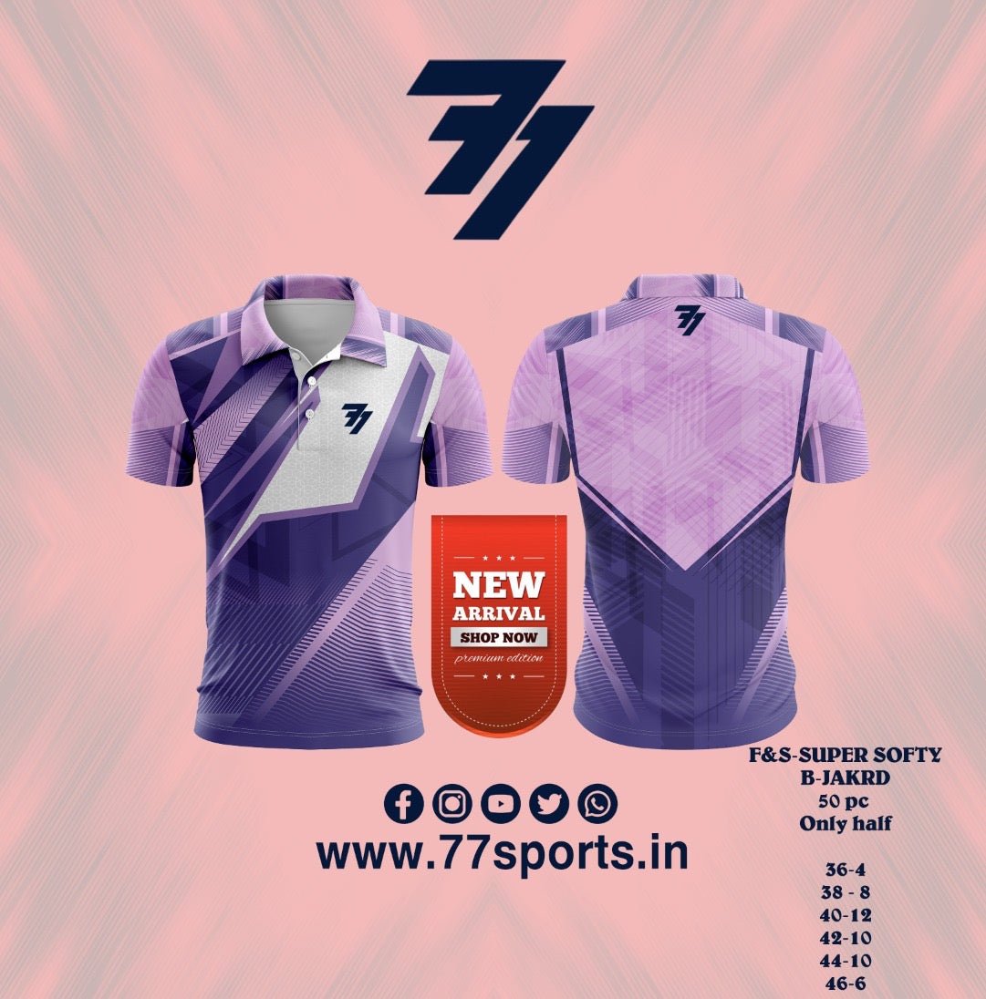 NEW 2025 Launch - Full Sublimation Jerseys Premium Fabric - 77sports in