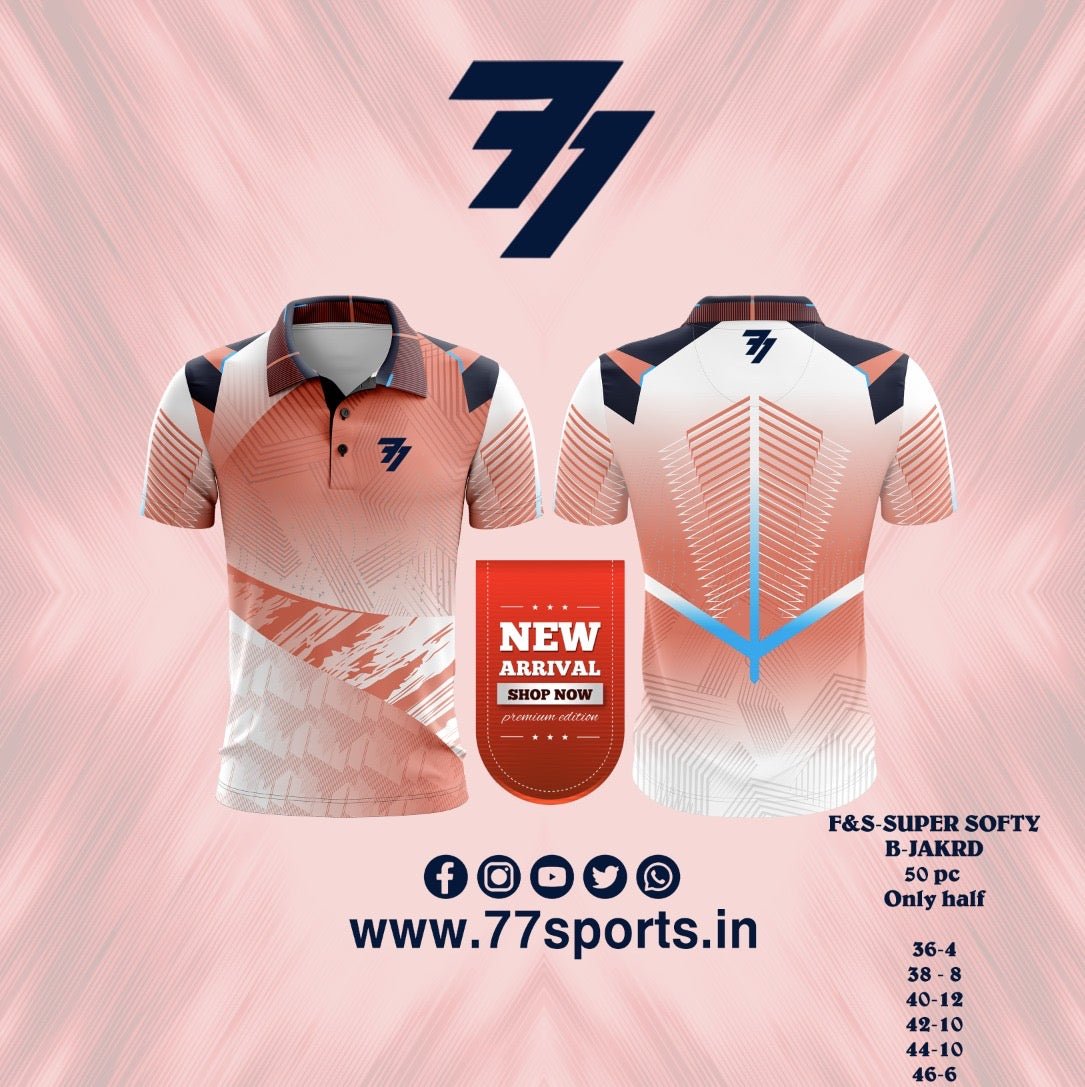 NEW 2025 Launch - Full Sublimation Jerseys Premium Fabric - 77sports in