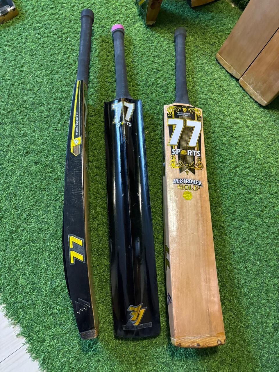 PURE NON SCOOP BAT - The OG - Gold destroyer non scoop standard - 77sports in