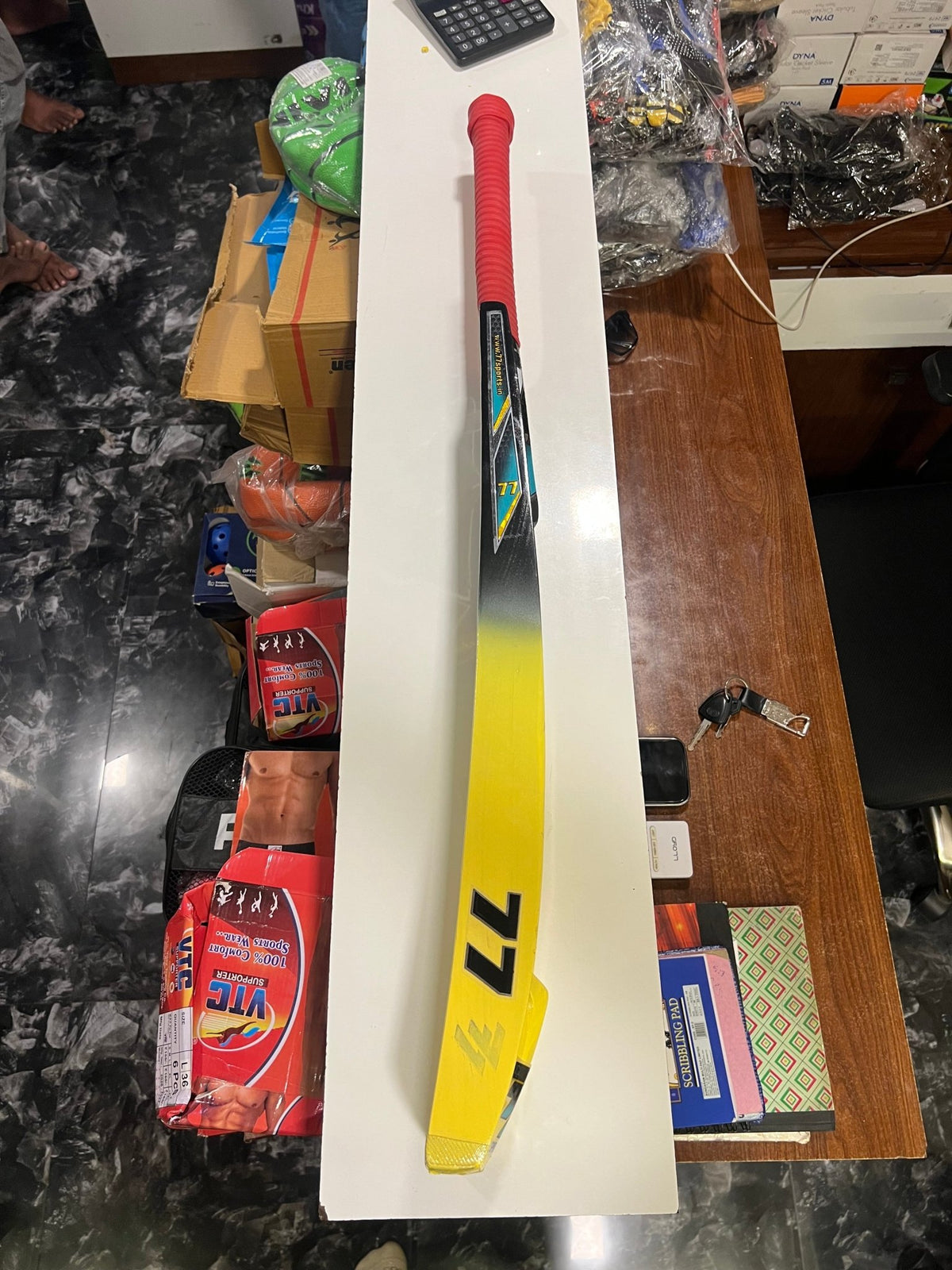 RAINY SEASON BAT - PREMIUM DOUBLE BLADE 890-990 gm only - 77sports in