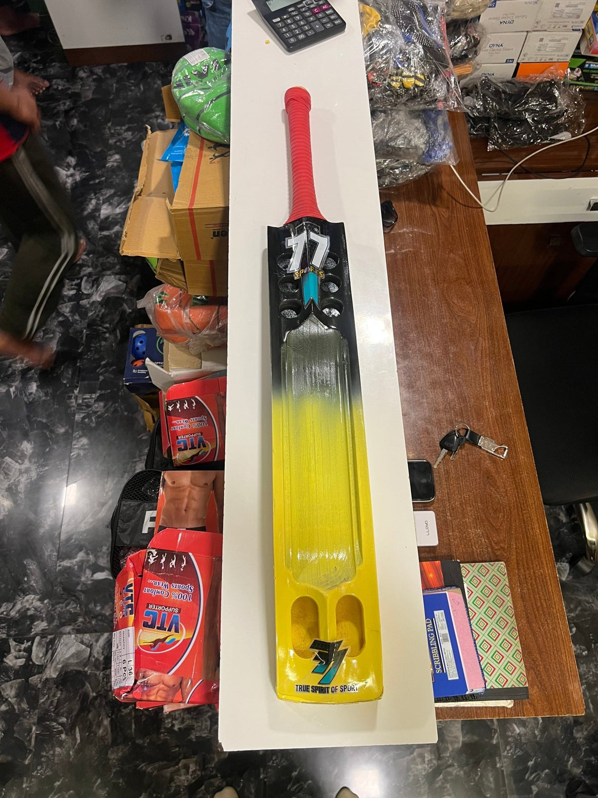 RAINY SEASON BAT - PREMIUM DOUBLE BLADE 890-990 gm only - 77sports in