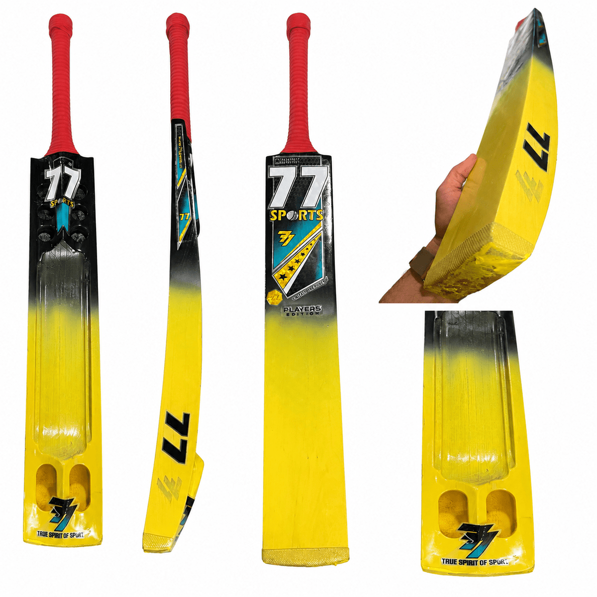 RAINY SEASON BAT - PREMIUM DOUBLE BLADE 890-990 gm only - 77sports in