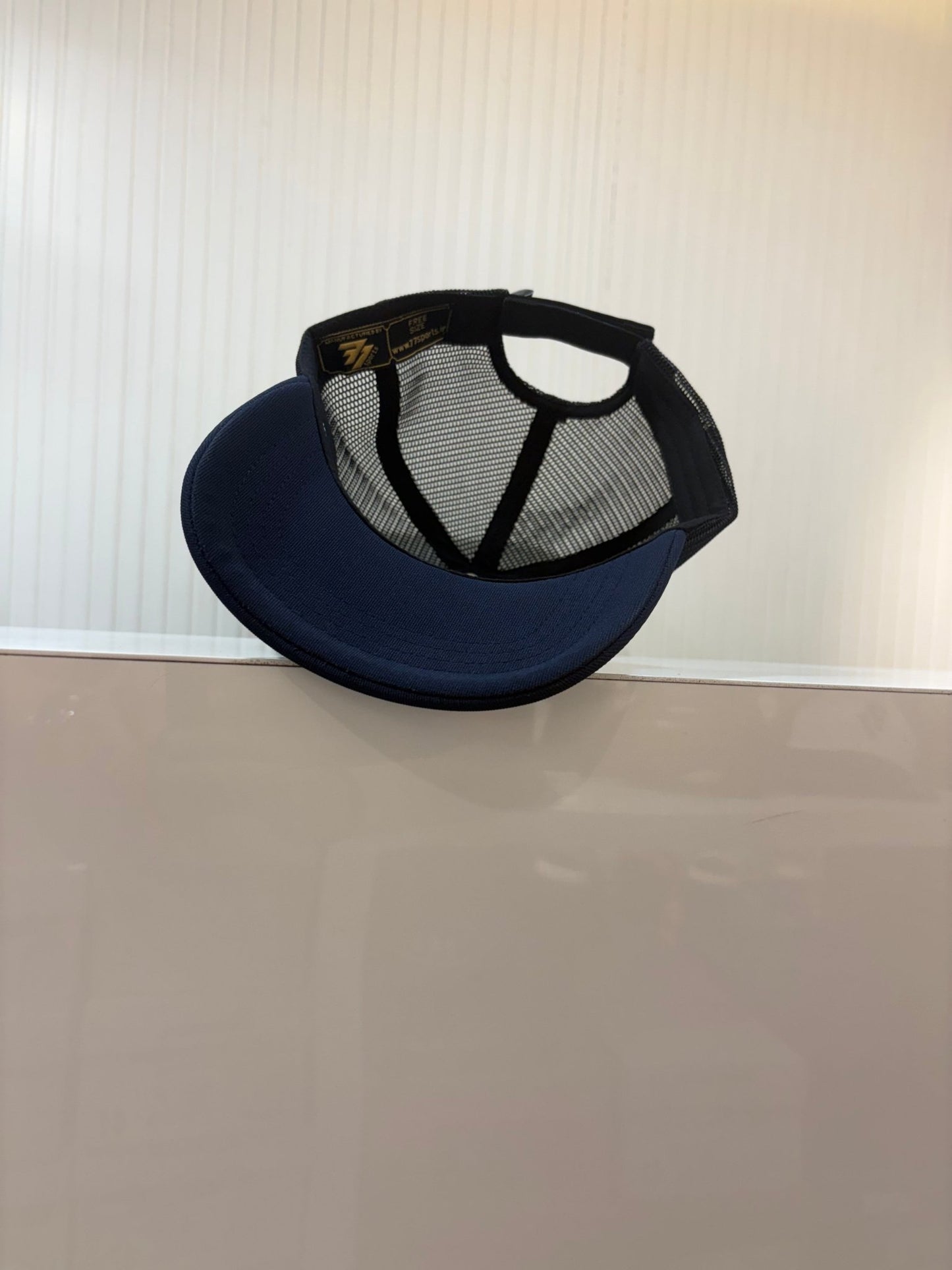 SUMMER COOL SERIES CAP - NETTED WHITE NAVY - 77sports in